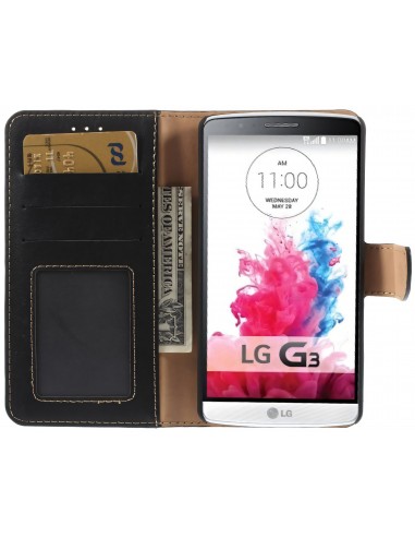 Etui LG G3 Simili cuir Portefeuille Magnetic