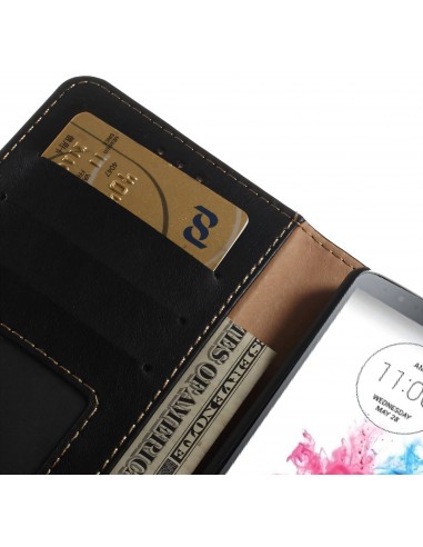 Etui LG G3 Simili cuir Portefeuille Magnetic