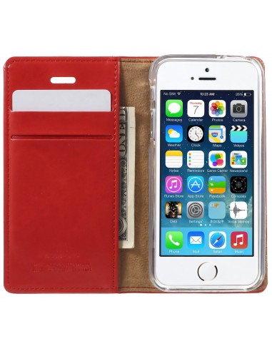 Etui Iphone 5S SE S Mercury Portefeuille