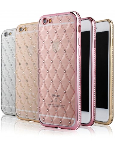 Coque Iphone 6 6s Rhinestone - silicone 