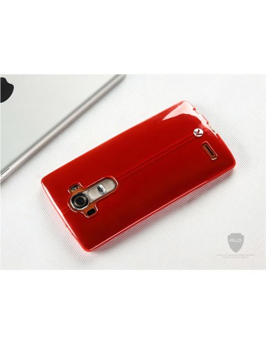 Coque LG G4 Silicone Gold avec film en verre trempé