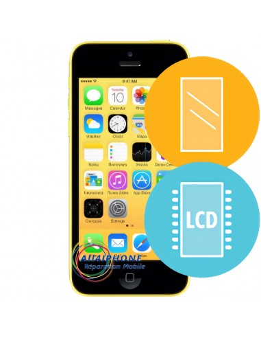 Réparation écran Iphone 5C - LCD, tactile complet