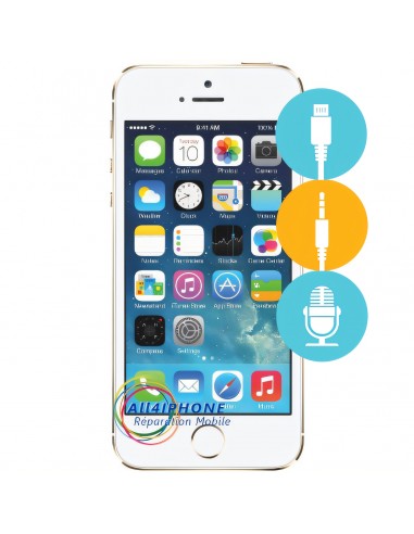Réparation connecteur de charge - micro - jack Iphone 5S