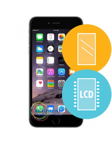 Réparation écran Iphone 6 plus - LCD, tactile et chassis