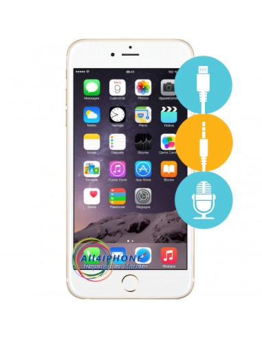 Réparation connecteur de charge - micro - jack Iphone 6s plus