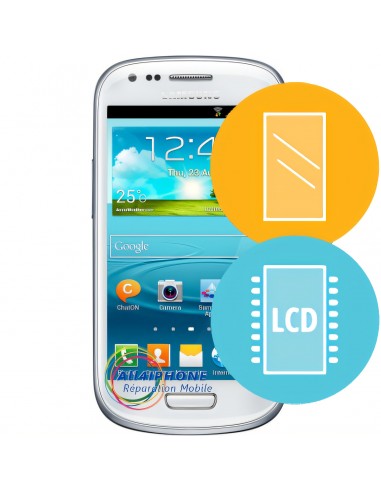 Réparation écran Galaxy S3 mini - LCD, tactile et contour original