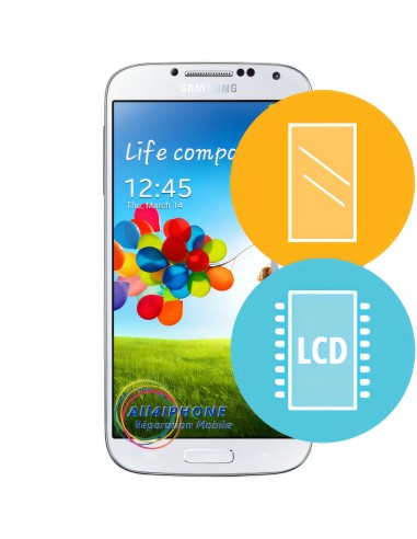 Réparation écran Galaxy S4 - LCD, tactile et contour original