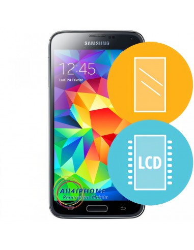 Réparation écran Galaxy S5 - LCD, tactile et contour