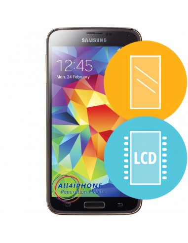 Réparation écran Galaxy S5 - LCD, tactile et contour