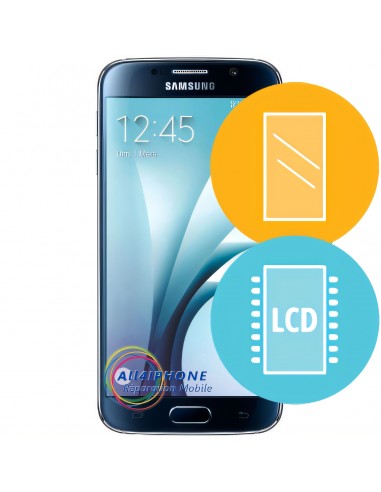 Réparation écran Galaxy S6 Edge - LCD, tactile et contour