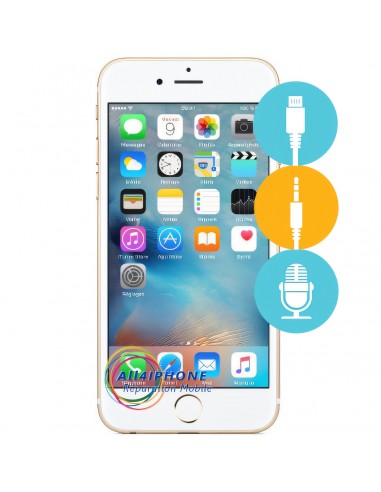 remplacement connecteur de charge, micro et jack Iphone 6s