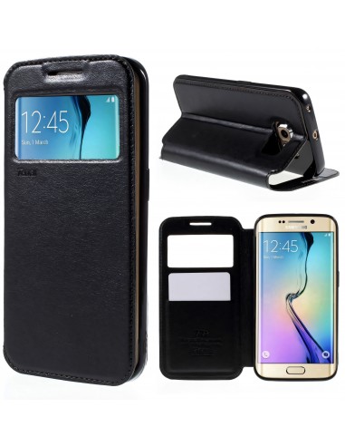 Etui Galaxy S6 Edge Cuir ROAR