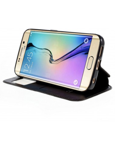 Etui Galaxy S6 Edge Cuir ROAR
