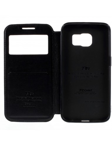 Etui Galaxy S6 Edge Cuir ROAR