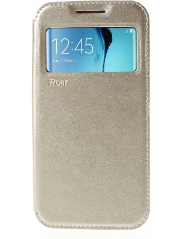 Etui Galaxy S6 Edge Cuir ROAR
