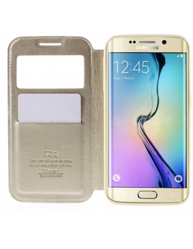 Etui Galaxy S6 Edge Cuir ROAR