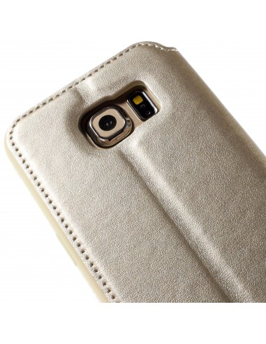 Etui Galaxy S6 Edge Cuir ROAR