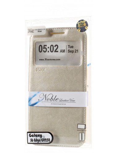 Etui Galaxy S6 Edge Cuir ROAR