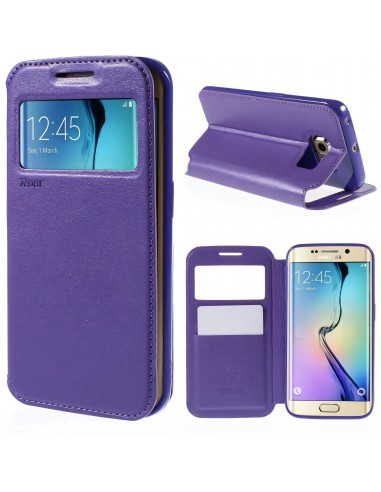 Etui Galaxy S6 Edge Cuir ROAR