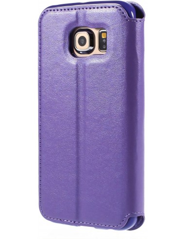 Etui Galaxy S6 Edge Cuir ROAR