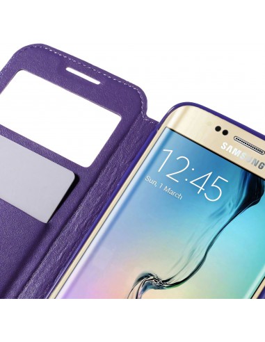 Etui Galaxy S6 Edge Cuir ROAR