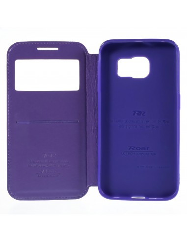 Etui Galaxy S6 Edge Cuir ROAR