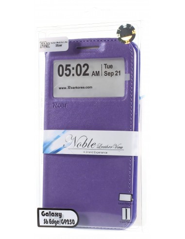 Etui Galaxy S6 Edge Cuir ROAR