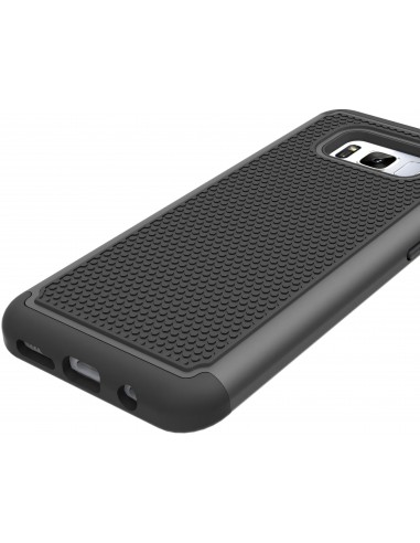 Coque Galaxy S8 Plus silicone football grain