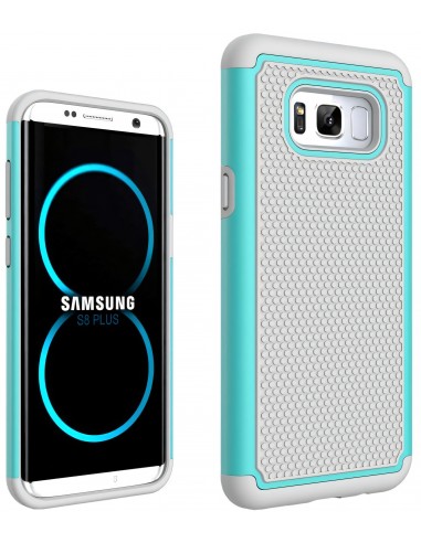 Coque Galaxy S8 Plus silicone football grain