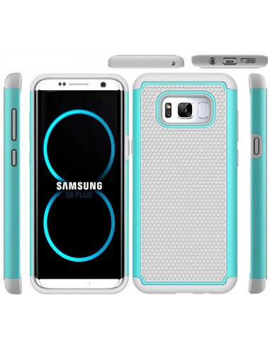 Coque Galaxy S8 Plus silicone football grain