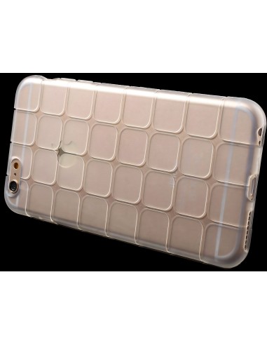 Coque iPhone 6 et iPhone 6s silicone carré