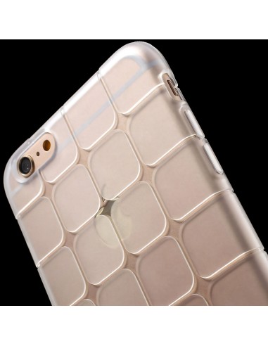 Coque iPhone 6 et iPhone 6s silicone carré