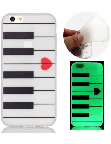 Coque iPhone 6s et iPhone 6 phosphorecente piano