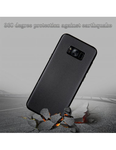 Coque Galaxy S8 rigide style carbon fibre