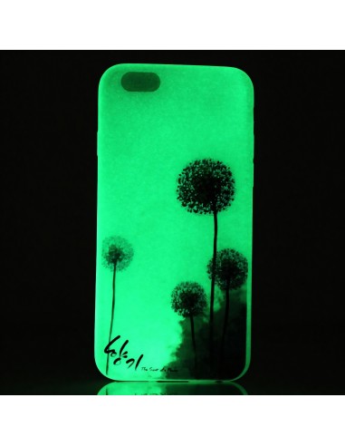 Coque iPhone 6s et iPhone 6 phosphorecente pissenlit