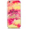 Coque iPhone 6s et iPhone 6 silicone never stop dreaming
