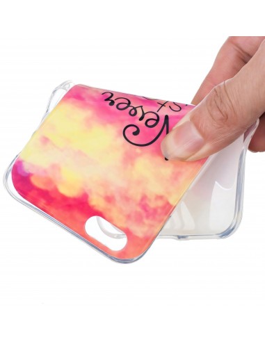 Coque iPhone 6s et iPhone 6 silicone never stop dreaming