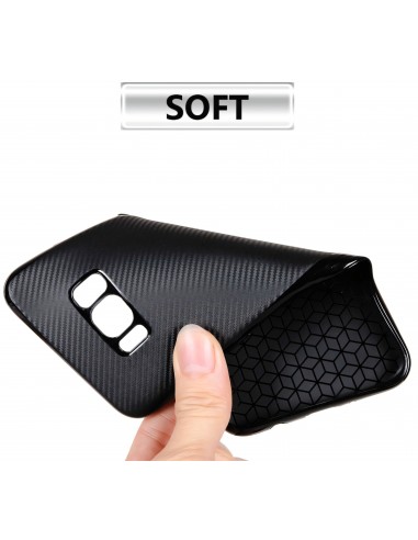 Coque Galaxy S8 rigide style carbon fibre