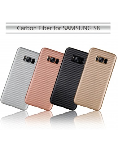 Coque Galaxy S8 rigide style carbon fibre