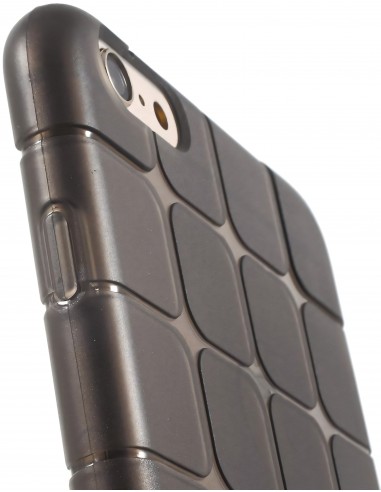 Coque iPhone 6 et iPhone 6s silicone carré