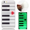Coque iPhone 6s et iPhone 6 phosphorecente piano