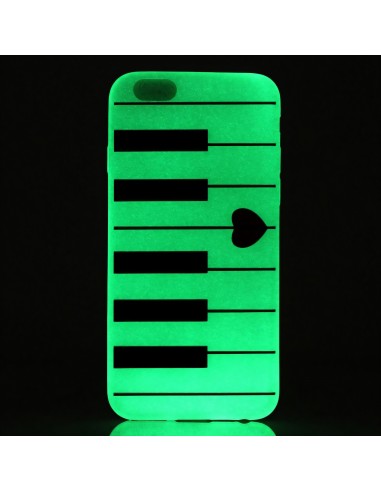 Coque iPhone 6s et iPhone 6 phosphorecente piano