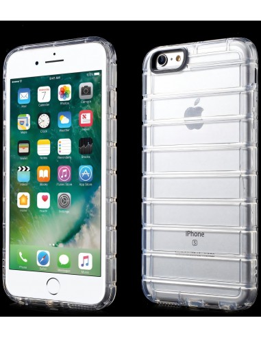 Coque iPhone 6s et iPhone 6 silicone anti-chocs stripes 