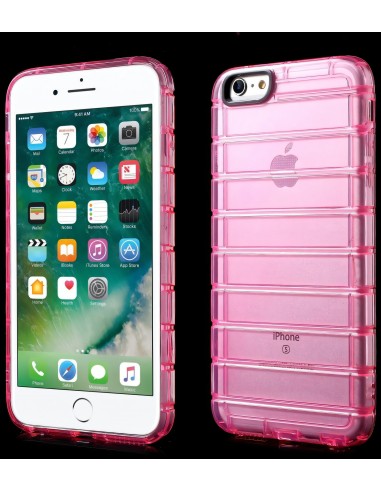 Coque iPhone 6s et iPhone 6 silicone anti-chocs stripes 
