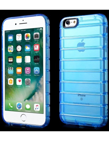 Coque iPhone 6s et iPhone 6 silicone anti-chocs stripes 