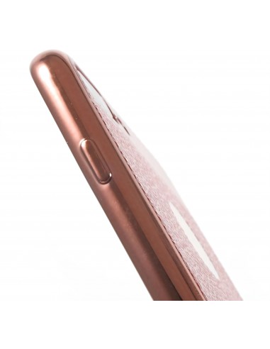 Coque iPhone 7 Plus style cuir plaqué