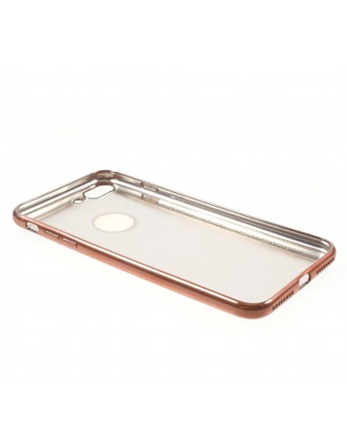 Coque iPhone 7 Plus style cuir plaqué