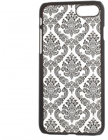 Coque iPhone 8 et iPhone 7 rigide fleurs damas