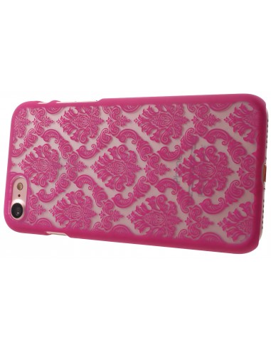 Coque iPhone 8 et iPhone 7 rigide fleurs damas