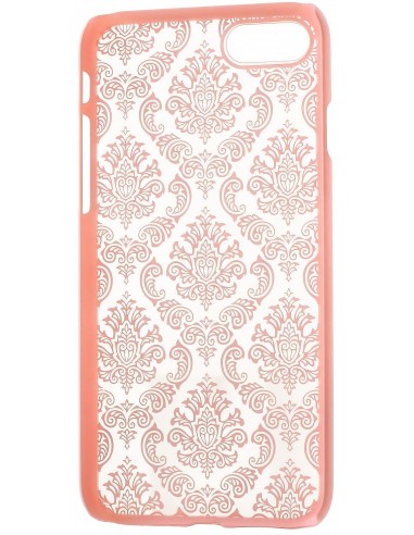 Coque iPhone 8 et iPhone 7 rigide fleurs damas
